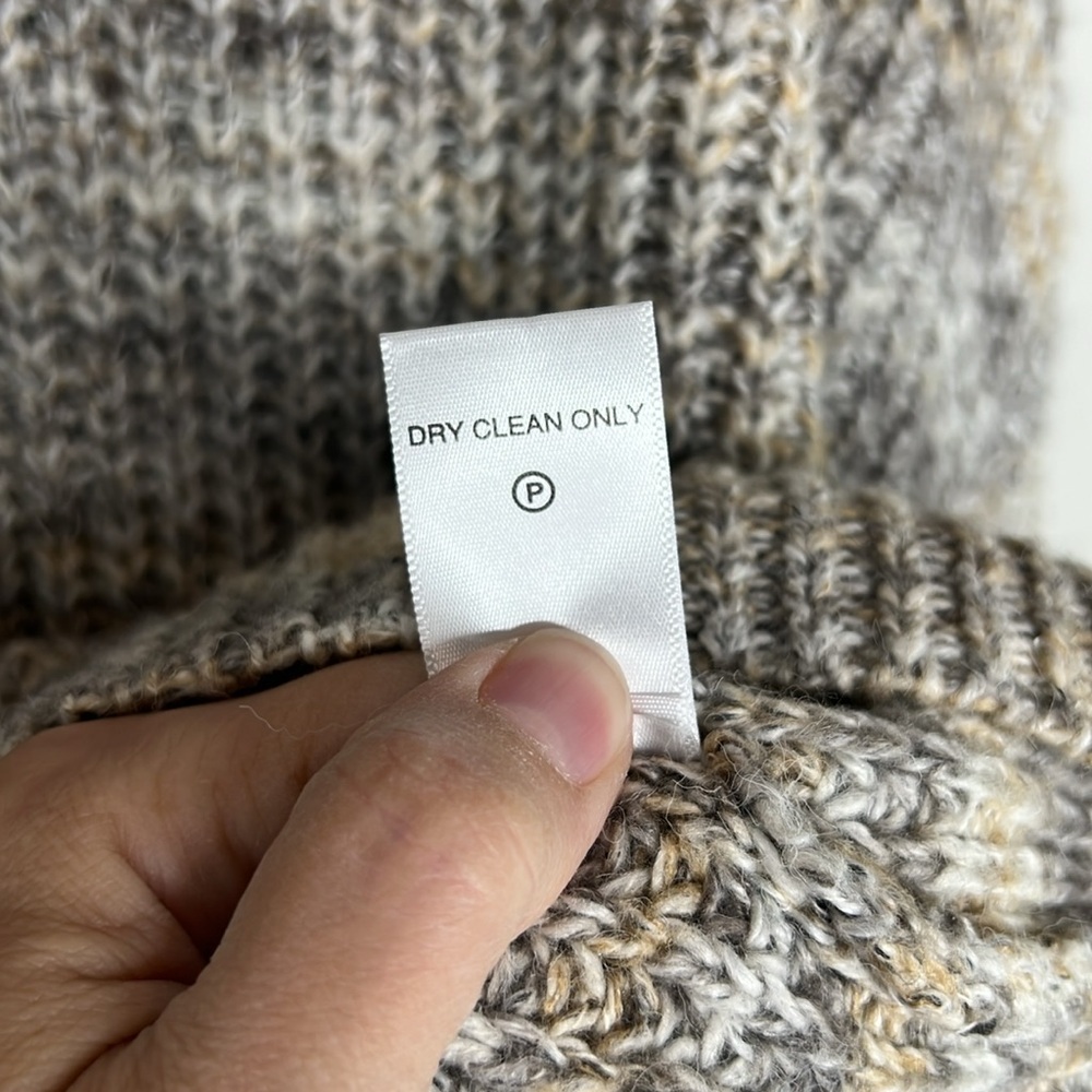 Michael Stars Boxy Crop Michelle Alta Shaker Stitch Cotton Blend Sweater size L - Picture 9 of 12